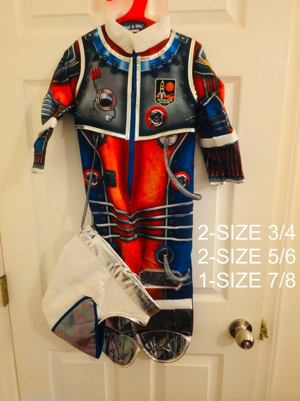 NWT Teetot Deep Space Astronaut Costume Set with Helmet Kids Size 7/8.